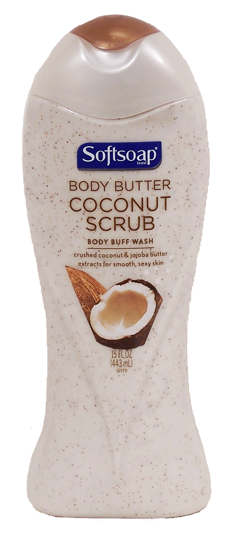 Softsoap Body Scrub coconut butter exfoliating body wash, crushed coconut & jojoba butter extracts Full-Size Picture